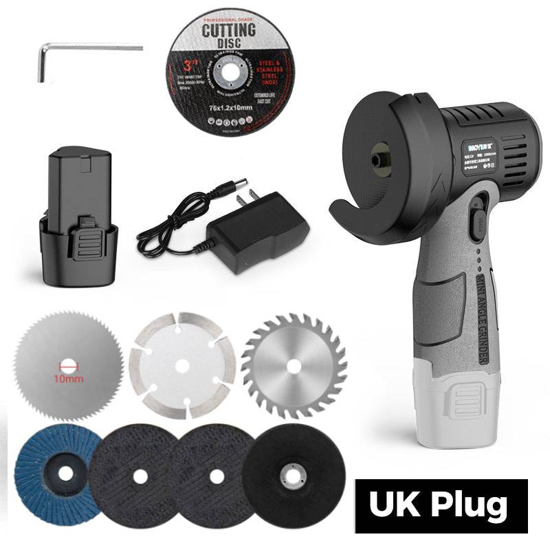 ⏳Time-limited Special Discount🧰12V Mini Angle Grinder with Cutting Disc