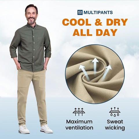 🔥LIMITED DAYS PROMOTION - 50%OFF🔥 MultiPants – High Stretch Multi-pocket Durable Cargo Pants