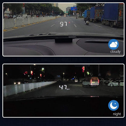 ⏳2025 New-Save 50%🔥Car HUD Speedometer Display Windshield Projector🚗