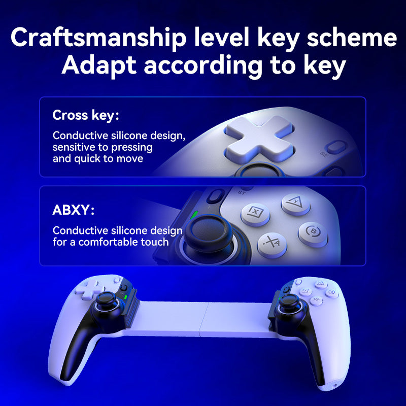 Universal Extendable Gamepad with 2 Programmable Back Buttons