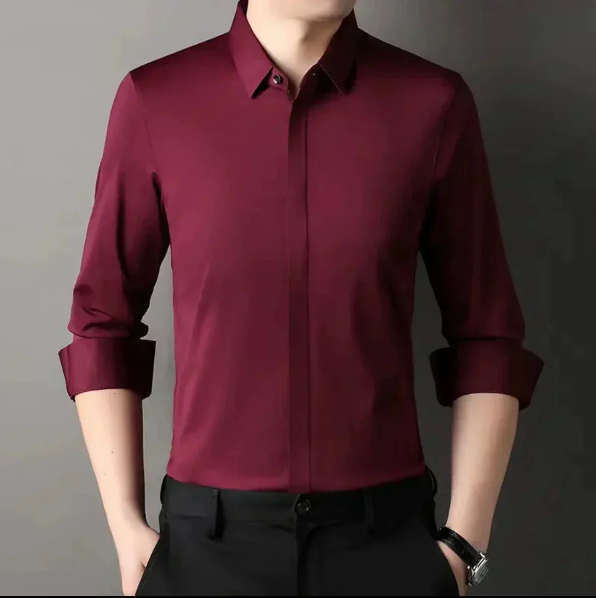 🔥LAST DAY PROMOTION - 50%OFF🔥Men's Wrinkle-Free Button-Down Shirt