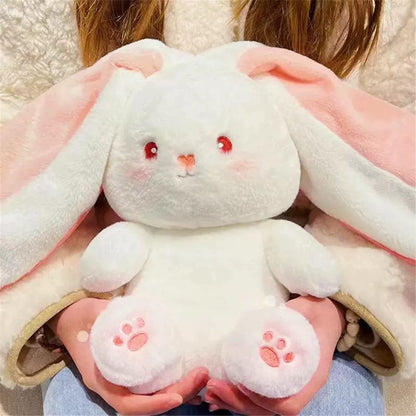 🍓 Hot Sale 50% OFF🍓Easter Day Strawberry Bunny Transformed into Little Rabbit🎀 Fruit Doll Plush Toy🐰