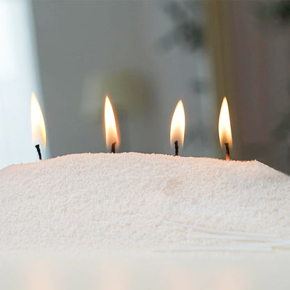 Special Multi-Color DIY Granulated Candle with 10PCS Wicks