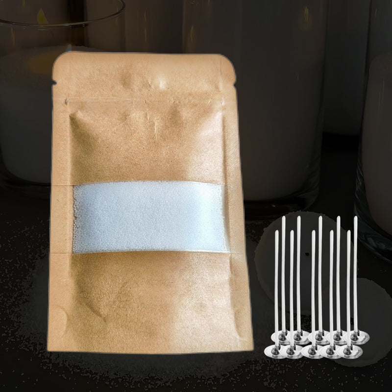 Special Multi-Color DIY Granulated Candle with 10PCS Wicks