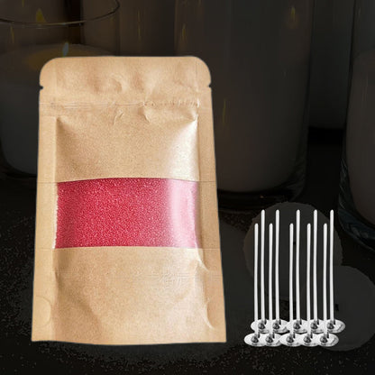 Special Multi-Color DIY Granulated Candle with 10PCS Wicks