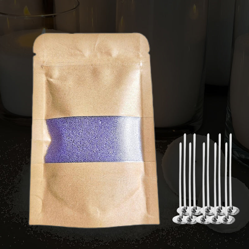 Special Multi-Color DIY Granulated Candle with 10PCS Wicks