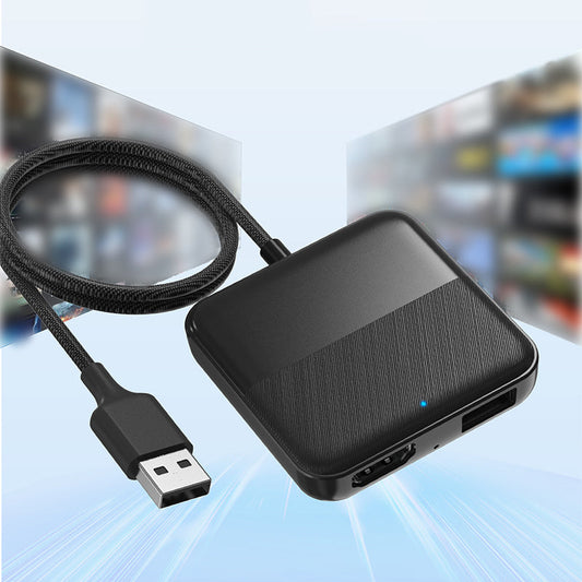 Draagbare multimedia-adapter auto-tv-converter