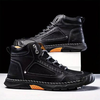💕 Gifted family style ✨ high quality hand-sewn comfortable flat men's boots 💥 reliable 💥