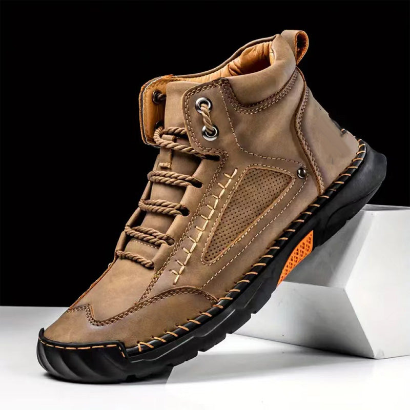 💕 Gifted family style ✨ high quality hand-sewn comfortable flat men's boots 💥 reliable 💥