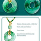 Valentine's Day Gift-Hetian Jade Blessing and Safety Button