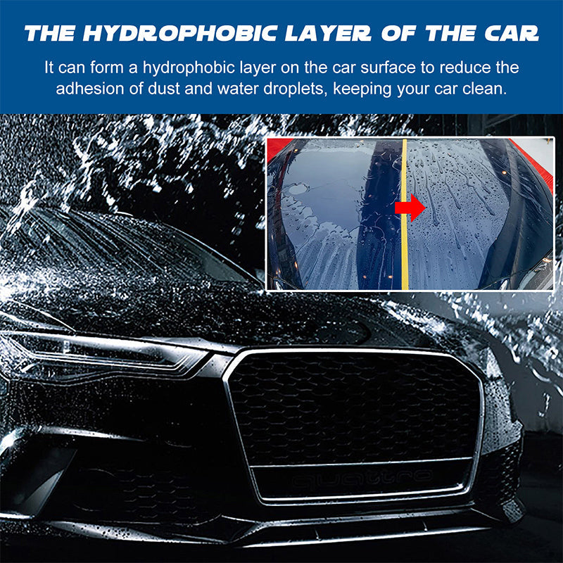 Gentle Effective Car Cleaning Spray with Sponge & Cloth