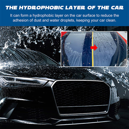Gentle Effective Car Cleaning Spray with Sponge & Cloth
