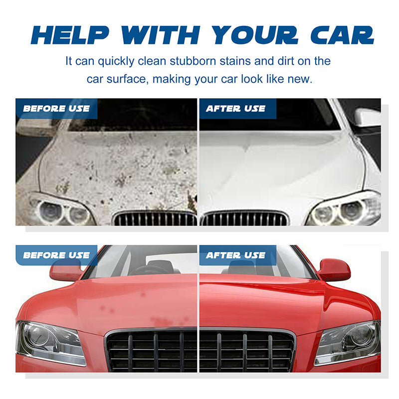 Gentle Effective Car Cleaning Spray with Sponge & Cloth