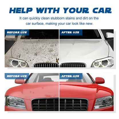 Gentle Effective Car Cleaning Spray with Sponge & Cloth