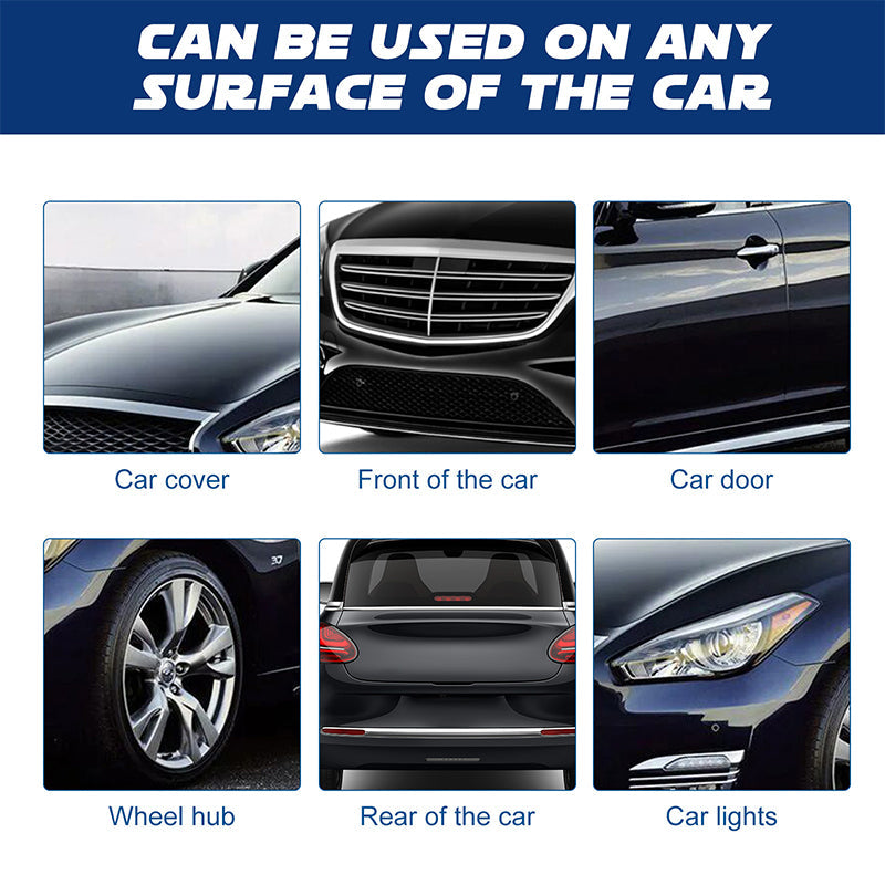 Gentle Effective Car Cleaning Spray with Sponge & Cloth