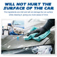 Gentle Effective Car Cleaning Spray with Sponge & Cloth