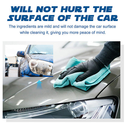 Gentle Effective Car Cleaning Spray with Sponge & Cloth