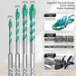 Greene® 4PCS Premium 4-Flute Serrated Edge Drill Bit Set