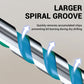 Greene® 4PCS Premium 4-Flute Serrated Edge Drill Bit Set