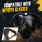 🔥HD Anti-fog Detachable Full Face Goggles（Anti-Glare, Anti-Ultraviolet Radiation, Anti-Dust）