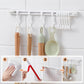 Household Punch-free Track Wall-mounted S-shaped Organizer Hook