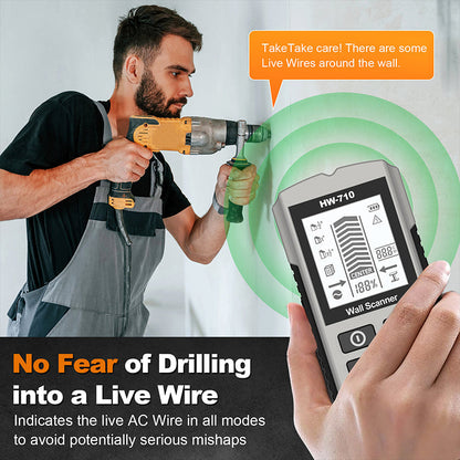 🎉 2025 New Product Offer – 50% OFF! 💯🪛Multifunctional Handheld Metal & Wall Detector