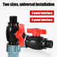 PE Water Pipe Quick Connect Ball Valve