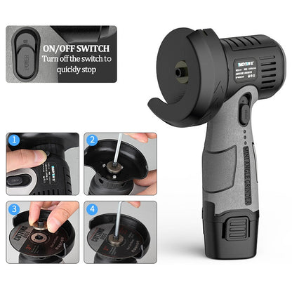 ⏳Time-limited Special Discount🧰12V Mini Angle Grinder with Cutting Disc